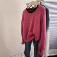 Idle Style Soft Glutinous Inner Wear Base Knitwear Top