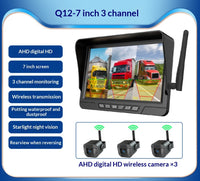 7-inch HD Night Vision Waterproof Lens Reverse Camera