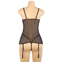 Ladies Fashion Personality Hollow Garter Nightdress