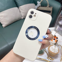 Lens All-inclusive  Liquid Tpu Window Phone Case