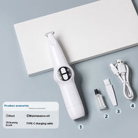 Two-in-one Pet Multi-part Trimming Intelligent Double Button Cat Foot Shaving Device