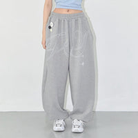 Loose-fit Retro Hip-hop Casual Pants For Women