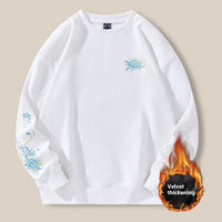 Cotton Loose Embroidery Plus Size Men's New Hoodie