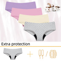 Women's Minimalist Printed Leak Proof Menstrual Underwear