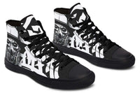 Printed Couple High Top Canvas Shoes