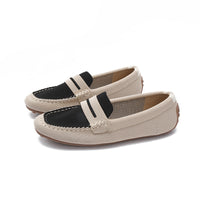 Gommino Women's Round Head Flying Woven Pumps