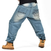 Hip-hop Style Denim Loose Casual Men's Jeans