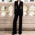 Elegant Womens Blazer And Pants Suit