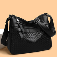 Women's Multi-Layer, High-Capacity, Soft Leather Versatile Crossbody Bag