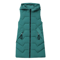 Down Cotton Vest Women's Mid-length Plus Size Coat