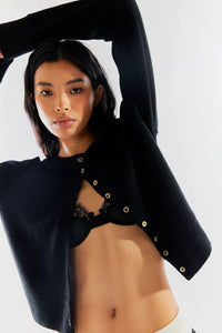 Knitted Sweater Autumn And Winter Women's Clothing Pure Color Warm Keeping Bottoming Shirt