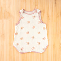 Baby Climb Cotton Gauze Sleeping Bag Sleeveless Vest