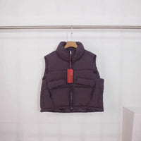 Outer Wear Waistcoat Jacket Vest Stand Collar