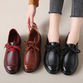 Women's Work Black Flat Soft Sole Anti-slip Shoes