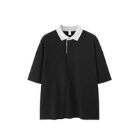 Lapel T-shirt Mountain Outdoor Contrast Color Polo Shirt