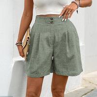 Fashion Solid Color Casual Straight-leg Women's Pants