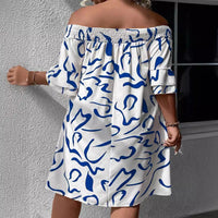 Casual Chic Plus-Size Printed Dress