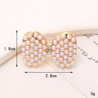 Diy Ornament Accessories Love Heart Bow Tie Gem Removable Shoe Ornament Shoe Buckle