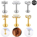 European And American Dragonfly Internal Thread Labret