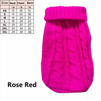 Knitted pet clothing for hairless cats