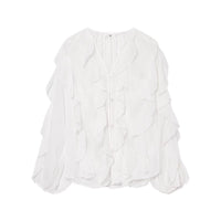 French Womens Layered Decorative Shirt