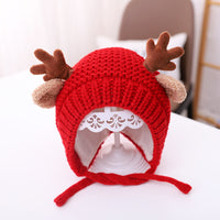 Men's And Women's Baby Plus Velvet Warm Knitted Hat