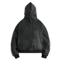 Retro Dark Gray Zipper Hip Hop Men And Women Couple