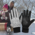 Warm And Cold Resistant Touch Screen Full-length Cycling Gloves In Winter