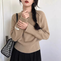Womens Winter Base-layer Knit Top