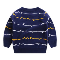 Children's Autumn And Winter New Double-layer Cotton Sweater