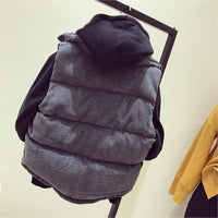 Fashion Leisure Corduroy Vest Women's Short