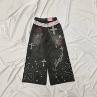 Retro Washed Y2K-style Trendy Jeans