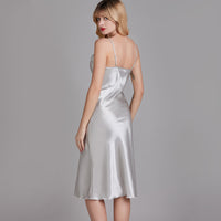 Silk Pajamas For Women Spring And Summer Elegant Swing Collar Thin Home Can Be Worn Outside