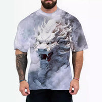 European And American Adult Men's T-shirt Cross-border Non-hooded Short Sleeve