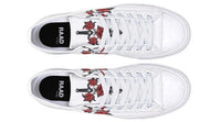 Fashion Printed Couple High Top Canvas Shoes