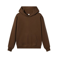 Autumn And Winter New Drop Shoulder Hooded Pullover Men