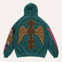 Fashion Casual Printed Polyester Sweater