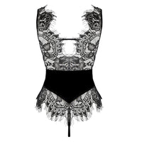 Perspective Mesh One-piece Nightdress