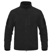 Men's Stand Collar Fleece Sweater Warm Climbing Jacket