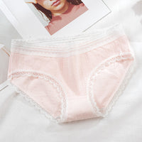 Lace Seamless Women's Underwear Jacquard Breathable Cotton Underwear