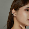 925 Silver Cute Kitten Ear Clip Single