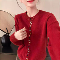 Slimming Soft Long-sleeved Shirt Knitted
