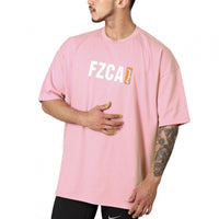Summer Men's Casual Sports Short Sleeve Fashion Fashion Brand Loose Half Sleeve Workout Clothes Top Outdoor Training T-shirt