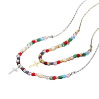 Cross Pendant Clavicle Chain Fashionable Minimalist Womens Jewelry