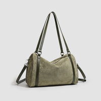 Retro Suede Tote Bag Womens Large-Capacity Crossbody Bag