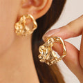 Simple Irregular Metal Earrings For Women