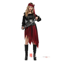 Adult Men's And Women's Fancy Dress Ball Performance Costume Captain Costume