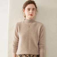 Cashmere Knitted Bottoming Shirt