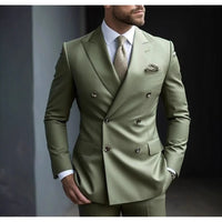 Business British-style Sophisticated Formal Mens Two-piece Suits