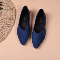 Womens Pointed-Toe Low-Top Shoes In Plus Sizes